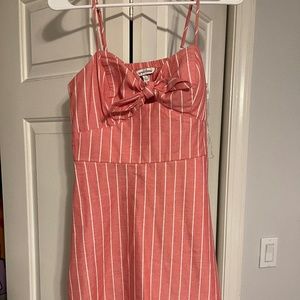 Pink Stripe Mini Dress